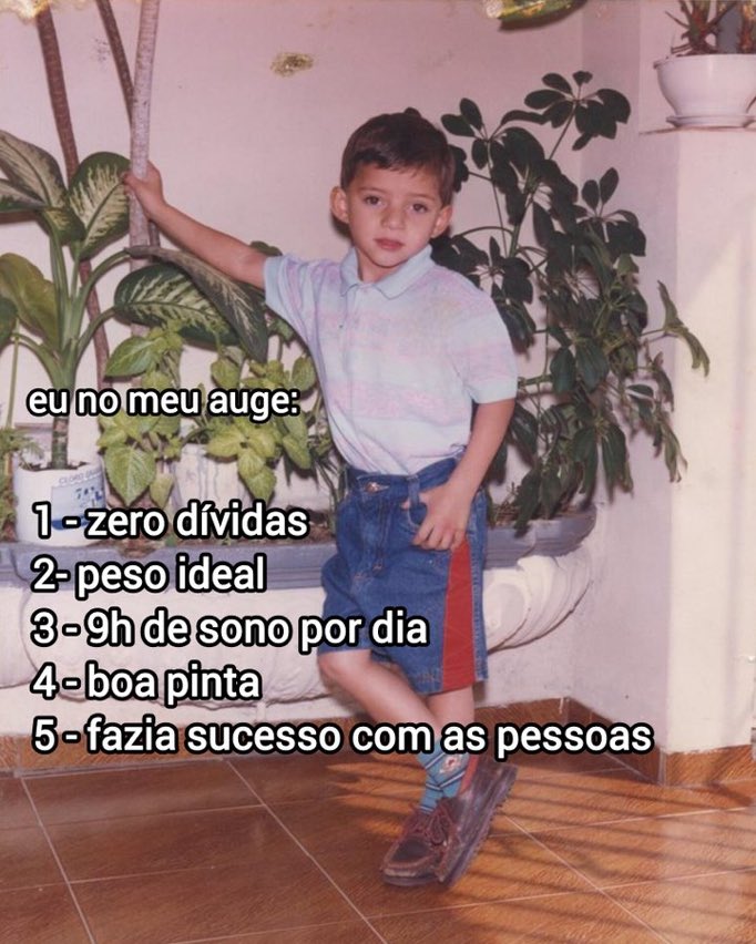 A melhor fase de um homem!