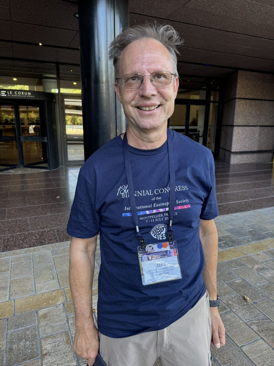 EosDoc's tweet photo. Congratulations to our own @uw_APCC Dr. Mats Johansson for election onto the @EosinophilSoc Board. #IES2025 https://t.co/y9Ro5vqo35