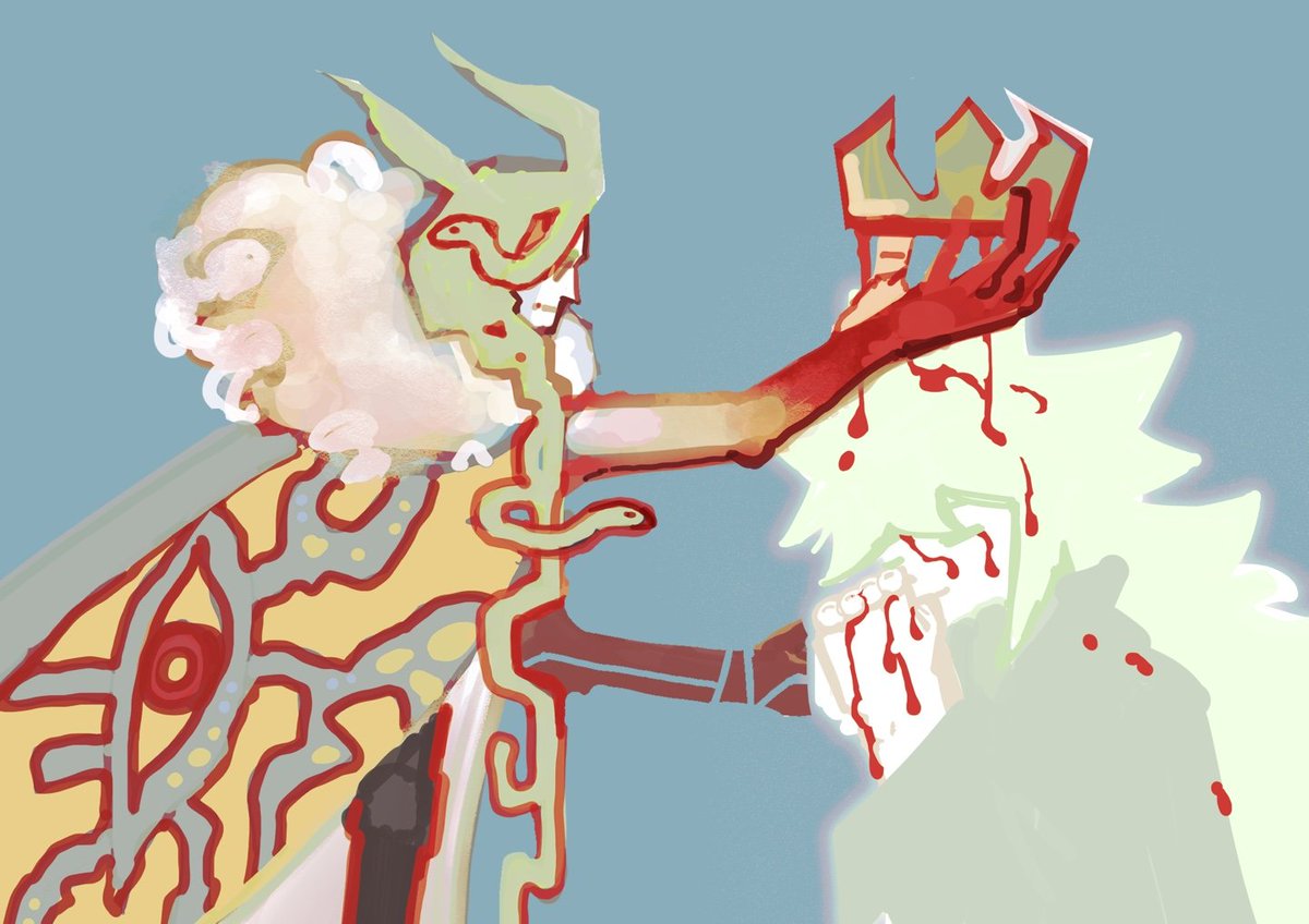 #Pokemon #fanart 
the baptism of the devil