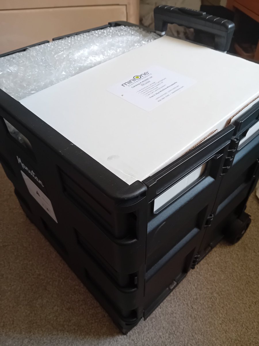 TSNphil's tweet image. Very excited by my packing today!! Enough in this wheelie-crate to run a @MiniOneSystem workshop for 20 people #ASE #Bolton #technicans can still join us this Friday ase.org.uk/events/ase-tec…