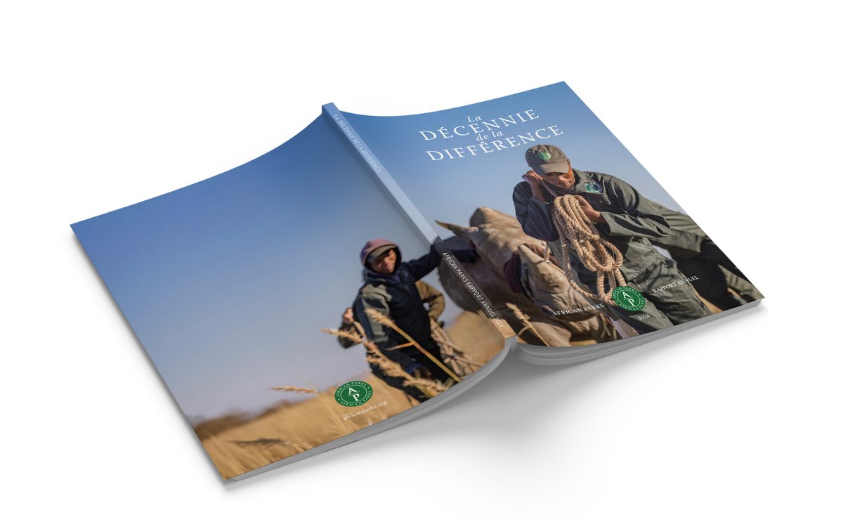 AfricanParks's tweet image. Nous sommes heureux de partager la version française du Rapport Annuel 2024 d’African Parks : La décennie pour faire la différence.
Ce rapport met en lumière des histoires de terrain et les impacts réalisés en 2024, alors que nous poursuivons notre vision ambitieuse : gérer 30…