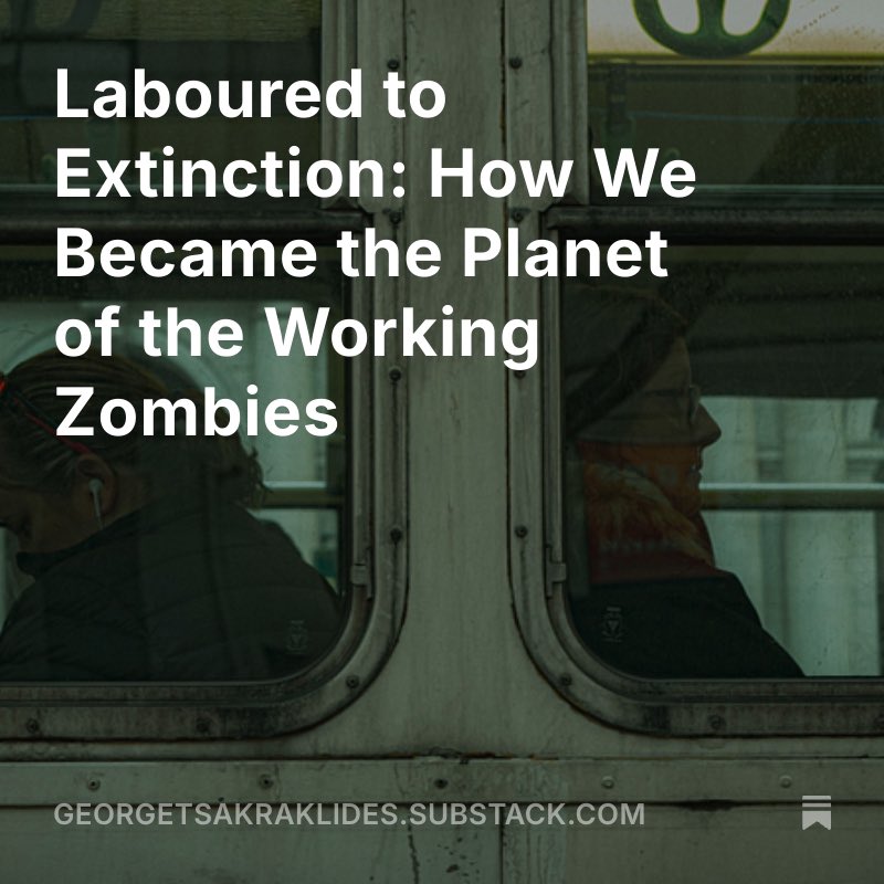 What is the point of working when there is hardly a job left on the planet which doesn’t guarantee the end of civilisation? The problem with jobs today is that they have stopped servicing society and have prioritised servicing the annihilation of climate and ecology.