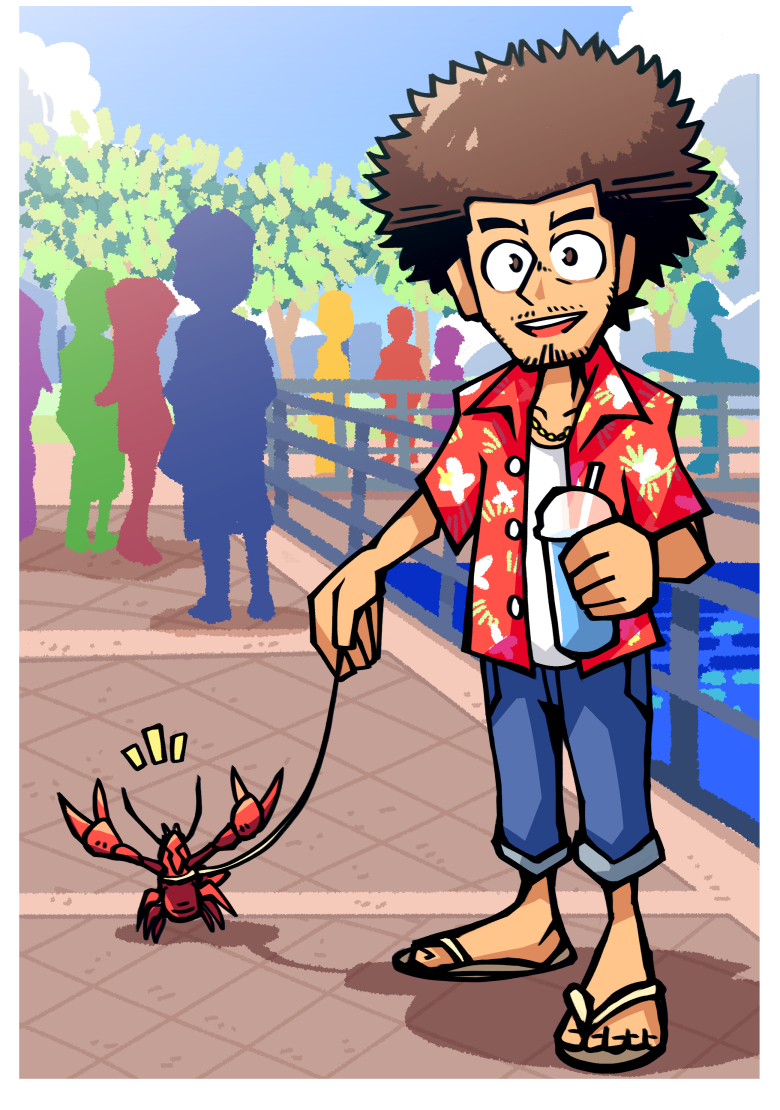 Setzeri's tweet image. Aloha~ Ichiban Kasuga desu~ #Yakuza #LikeADragon