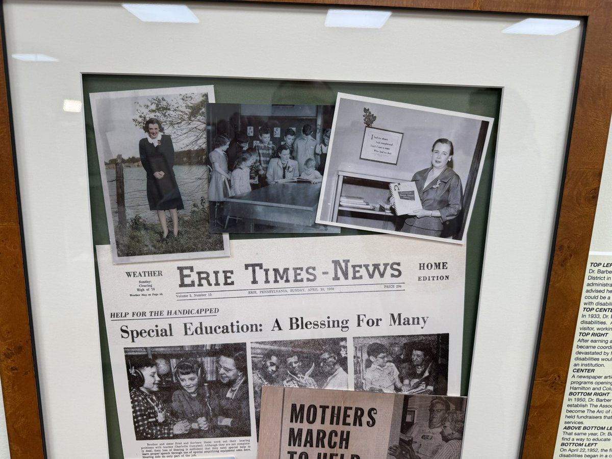 talkerie's tweet image. The new Founders Room, honoring Dr. Gertrude Barber at Barber National Institute
#ErieLive