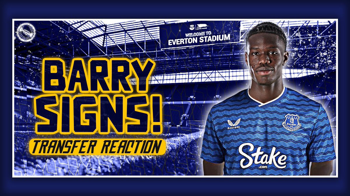 🚨EVERTON SIGN THIERNO BARRY! | TRANSFER REACTION - <a href="/olliehayes_/">Ollie</a> gives his thoughts on our new signing

Happy blues?

👇Watch Now👇
youtu.be/IePbo1HoUSU?si…