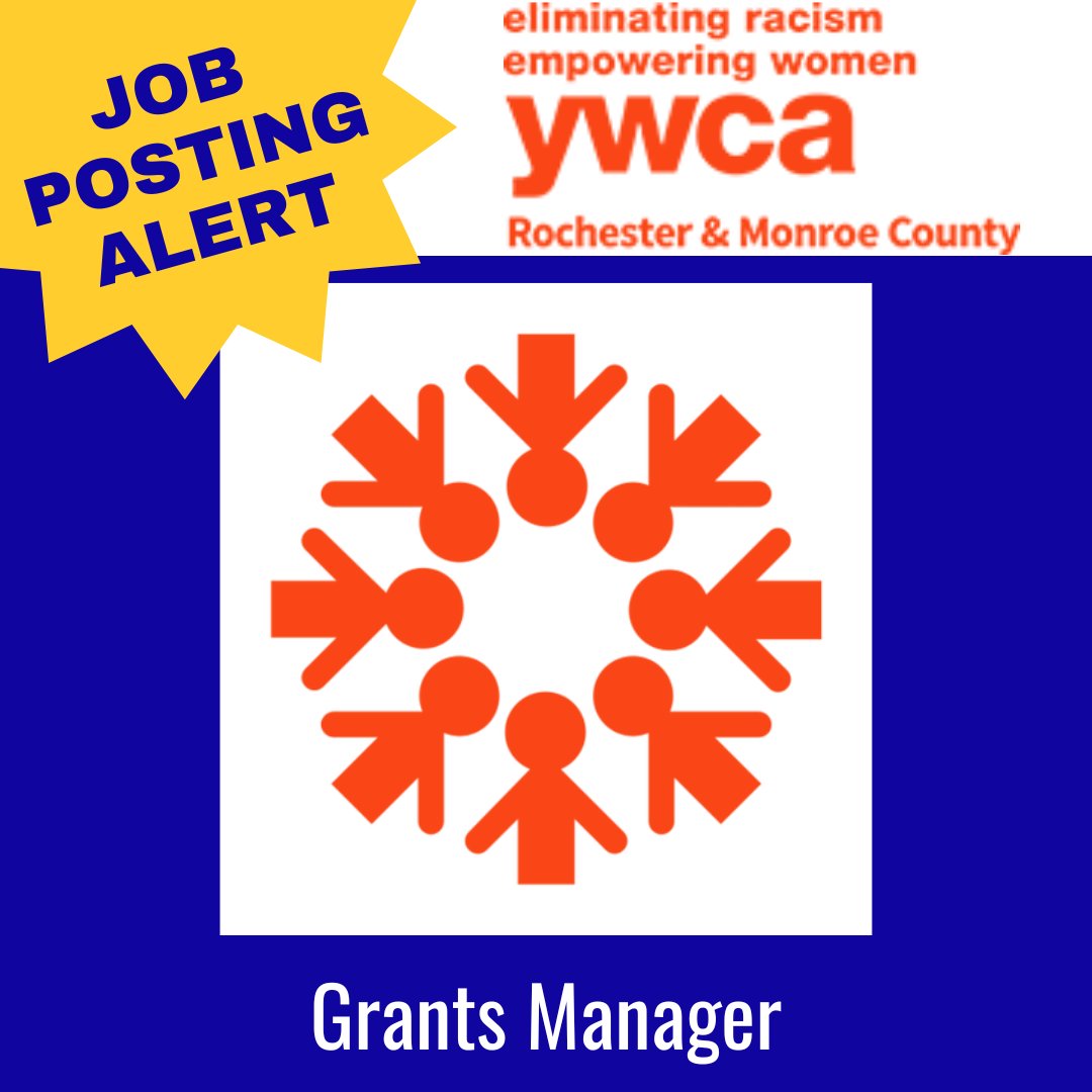 afpgv's tweet photo. 🌟 New Job Posting Alert: 🌟 

➡️The YWCA of Rochester &amp; Monroe County is looking for a Grants Manager.
Learn more about this role at: https://t.co/6ZiShrYzKA https://t.co/t8LMIBsD4z