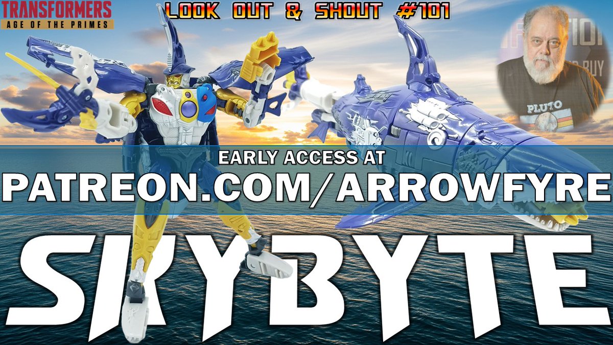 ArrowFyre's tweet photo. 🚨Early Access for Patreon members🚨
#Transformers Age of the Primes Sky-Byte is now live for episode 101 of Look Out & Shout.
Watch here 👉 https://t.co/k7OIeDKsZX
Sign up to become a Patron here 👉 https://t.co/vkZXy0Xomp
#ageoftheprimes #skybyte #rid2001 https://t.co/9MYv2tlruz