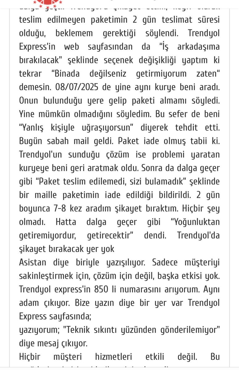 RahimeKoca1's tweet photo. #trendyol #trendyolexpress kurye hem ayağına gitmedim diye paketi bilerek isteyerek iadeye gönderdi hem de tehdit etti. Tebrikler @Trendyol @trendyolexpress 
#trendyolexpresskuryerezilliği https://t.co/lFmK6GJqkI
