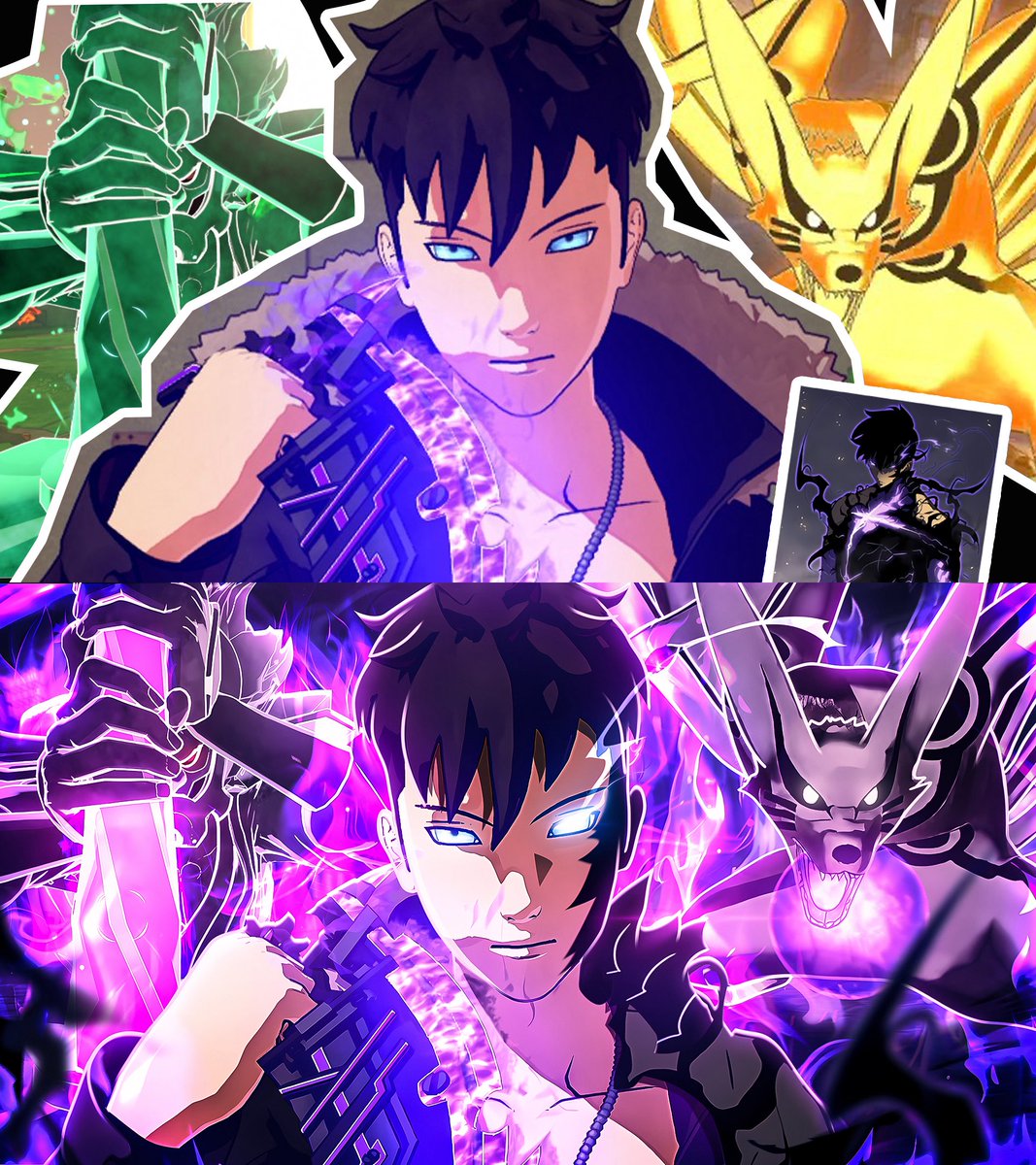 KuwaDesigns's tweet image. Before -> After
Naruto Shinobi Striker x Solo Leveling 🔮
Really enjoyed working on this piece ✍🏻