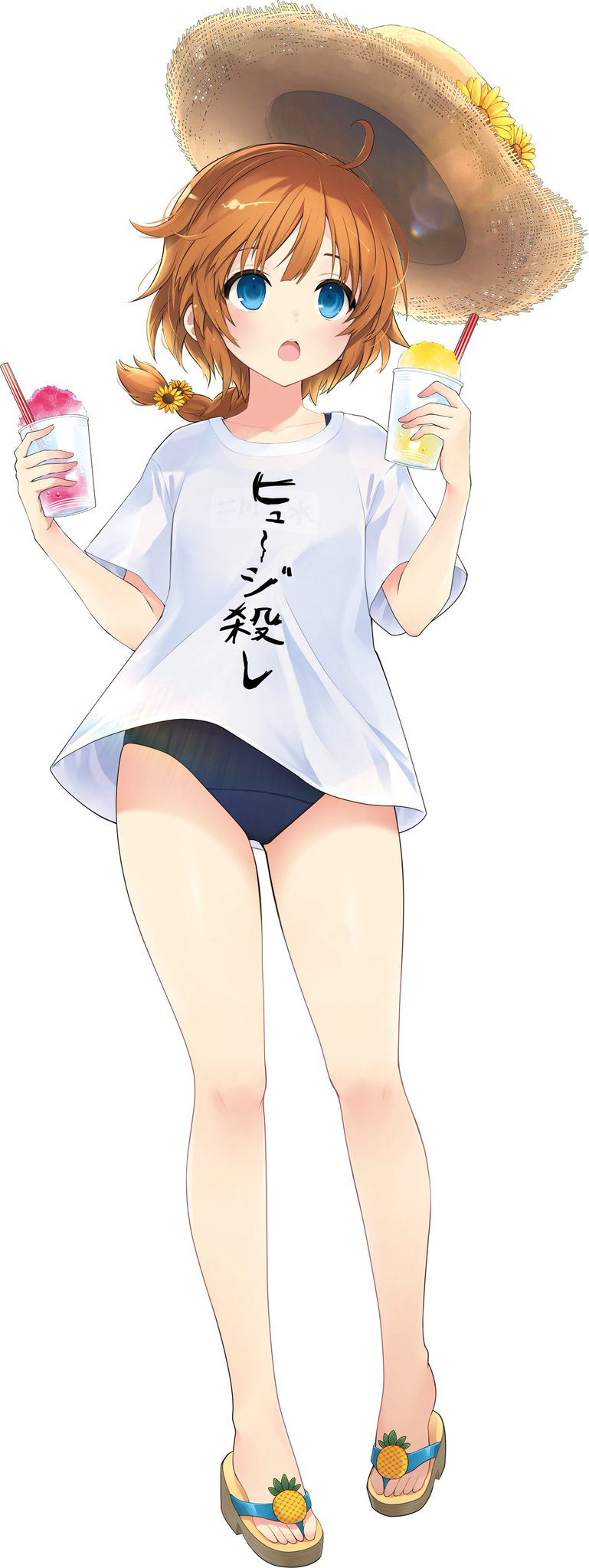 F4サイズ　原画　『よわよわ魔法少女♡』 マギアレコード】私は魔法少女だから！！【115】七海やちよ
