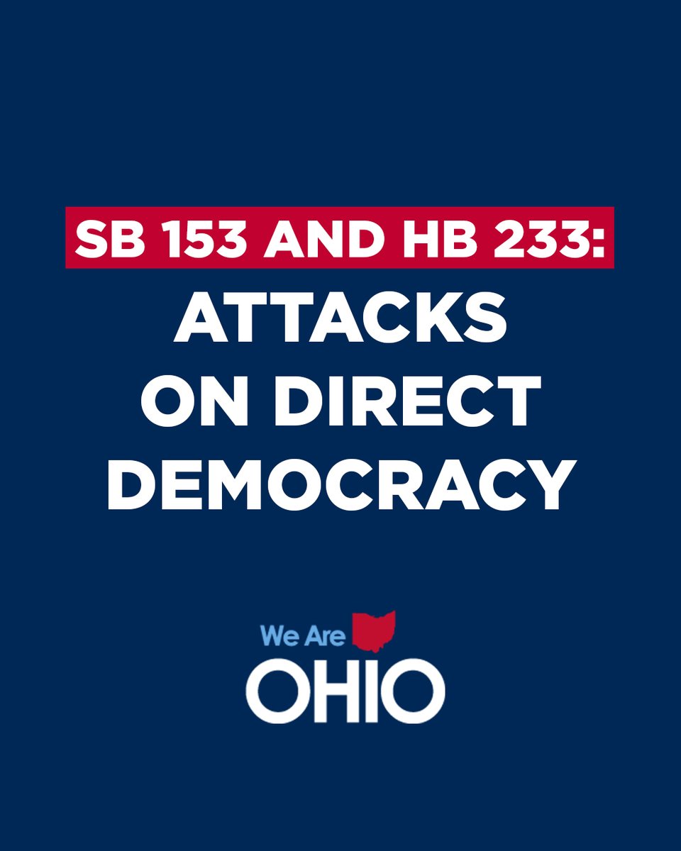 SB 153 and HB 233 silence the voices of Ohio's hardworking volunteers. These bills are a direct threat to our democracy.