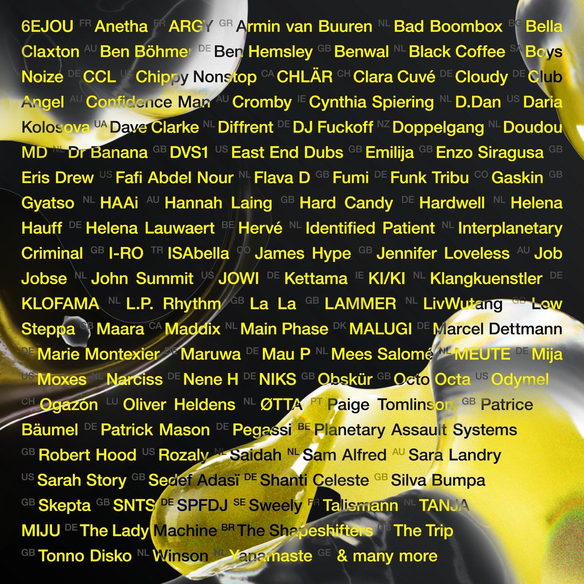 theEDMHUB's tweet photo. ADE 2025 lineup is here—and it’s stacked. 250+ acts, from Afro house to techno and Skepta’s rare grime crossover. This might be their most genre-diverse year yet. https://t.co/Pd0WqUZsNb