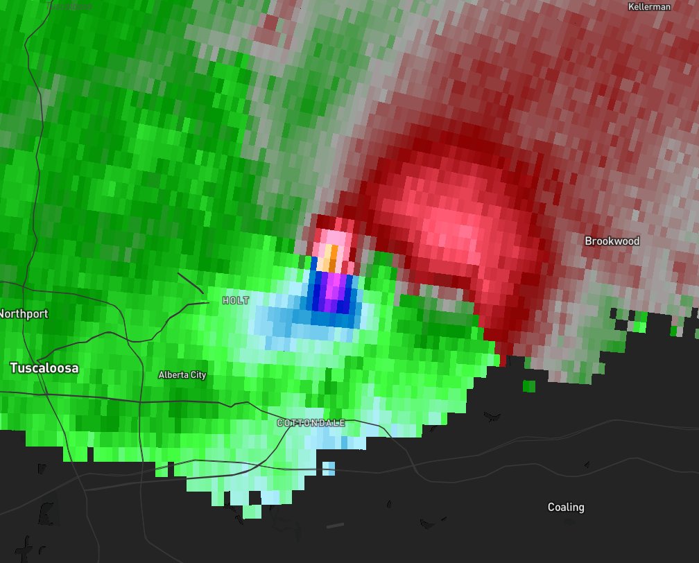 Tuscaloosa, Alabama
April 27th 2011
Velocity