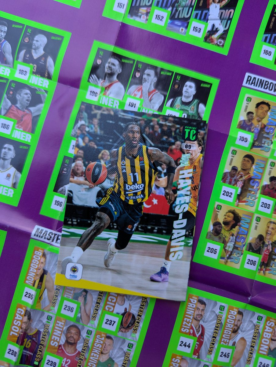Une pensée pour <a href="/FenerBasketFR/">Fenerbahçe Basket FR 🇫🇷</a> ❤️

<a href="/NIGEL_HAYES/">Nigel Hayes-Davis</a> I have to make you sign this card ✍️ 

#EuroLeague