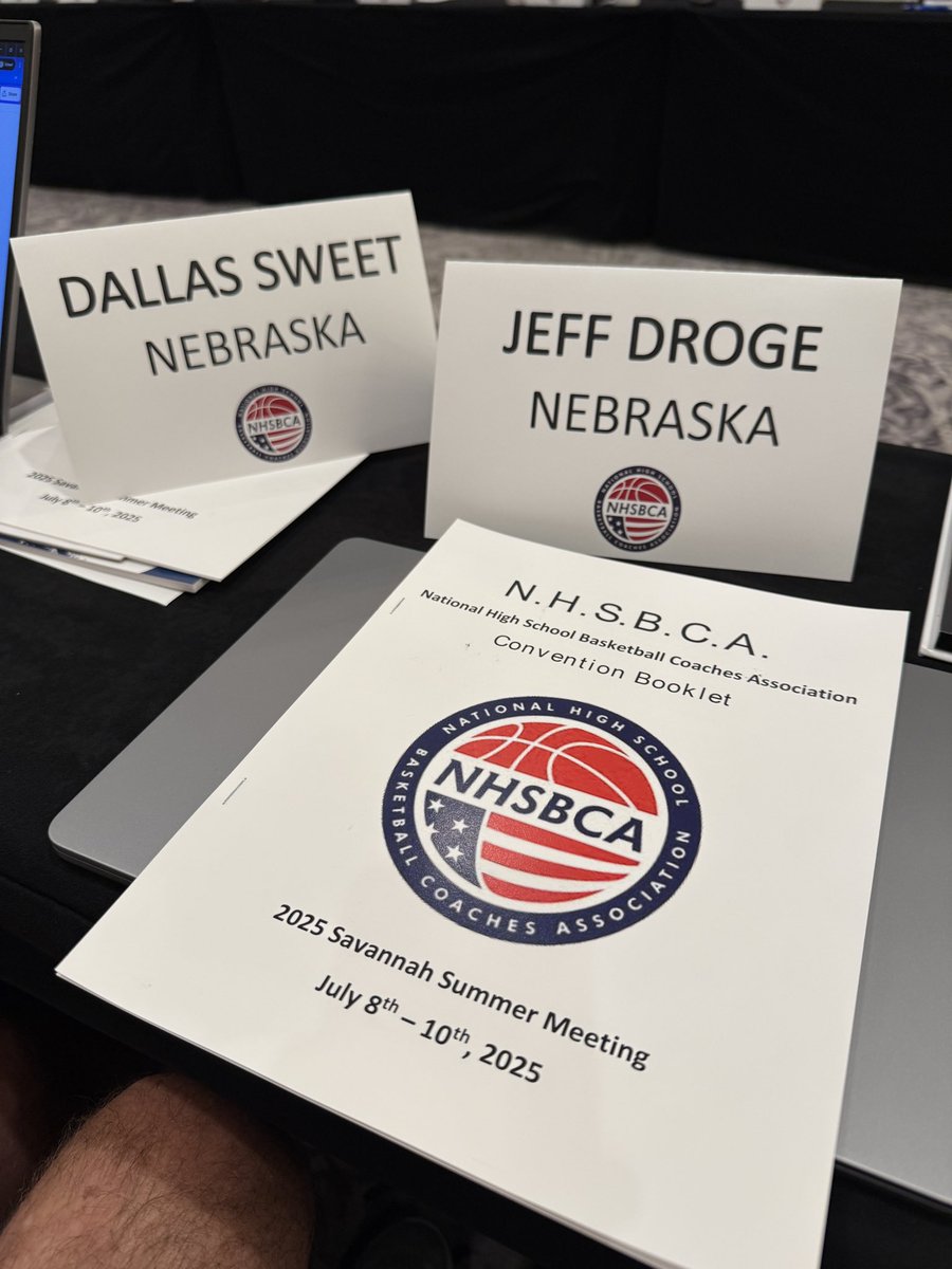 We are at the table! Great discussions about the sport we love…here at Savanah, Georgia! Thank you <a href="/GAcoaches/">GBCA</a> for hosting the 2025 <a href="/NHSBCA/">NHSBCA</a> conference!