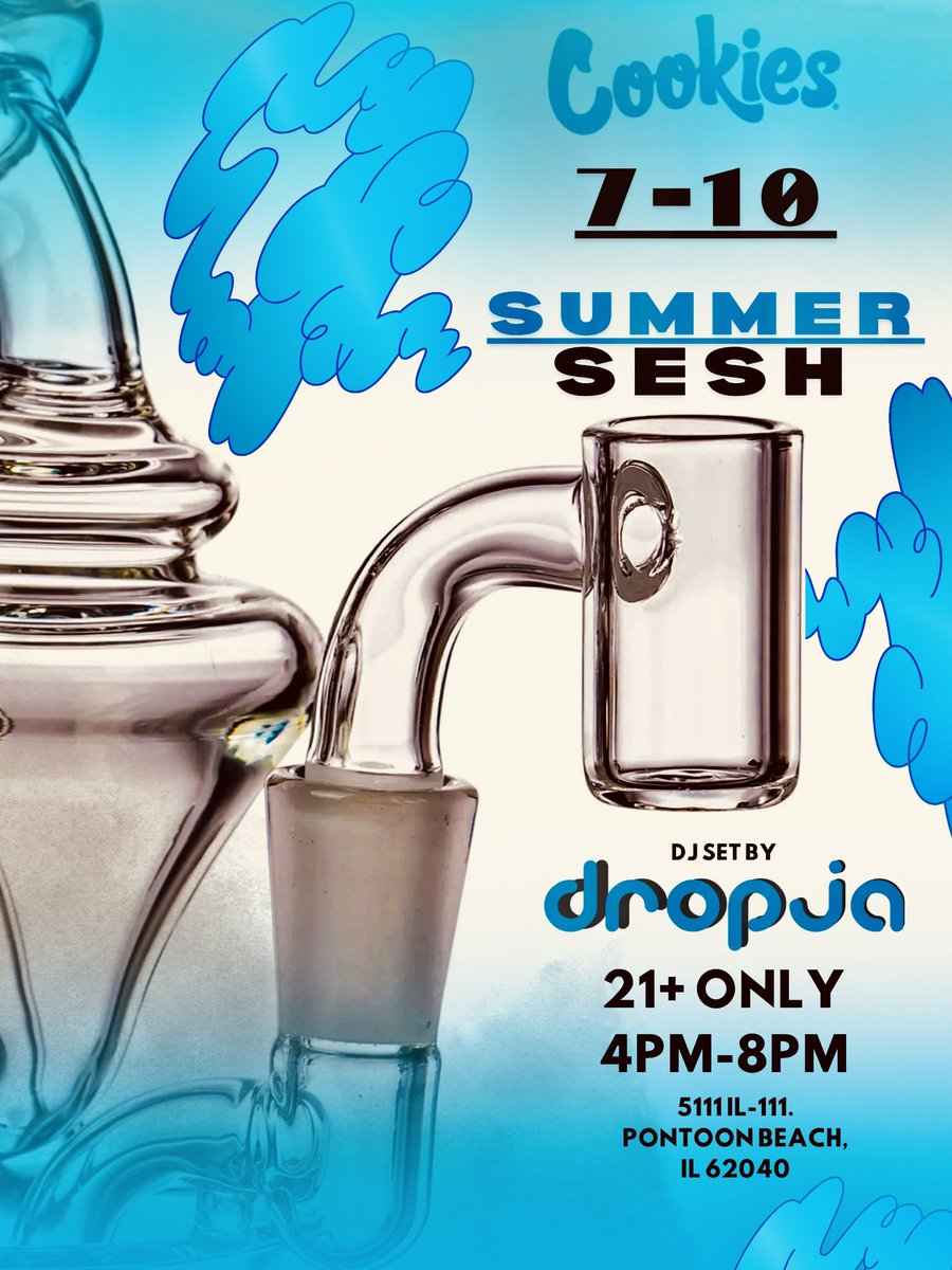 djdropja's tweet image. Dabbing with the @cookiespontoon crew Tomorrow for 7-10! 

Come down and hang with us! Got some beats going for a few hours during Sunset! 💙🍪✌️