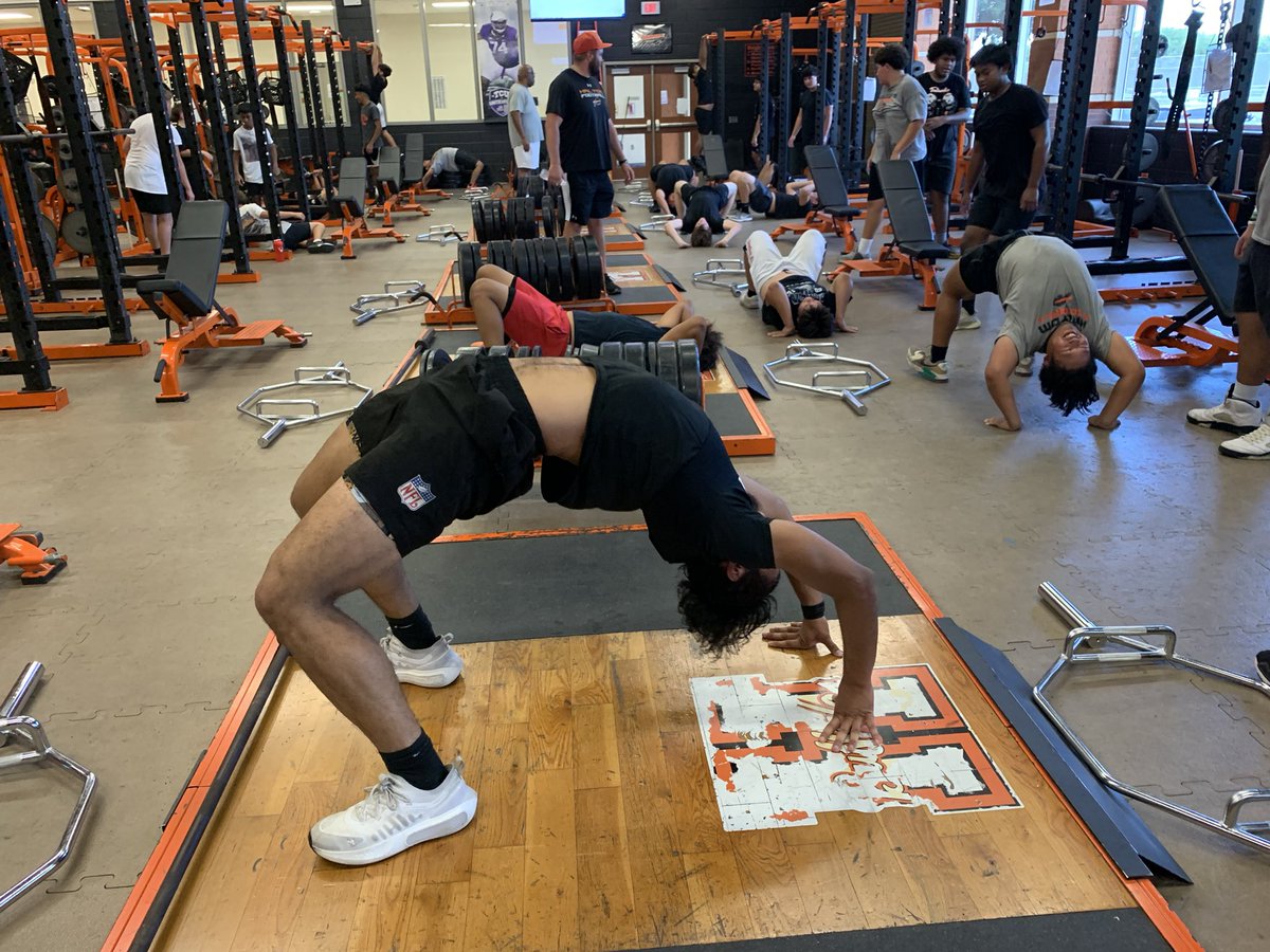 Working on our powerlifting bench press arches.  Everyone knows the key to a big bench is a huge arch.  #BTH