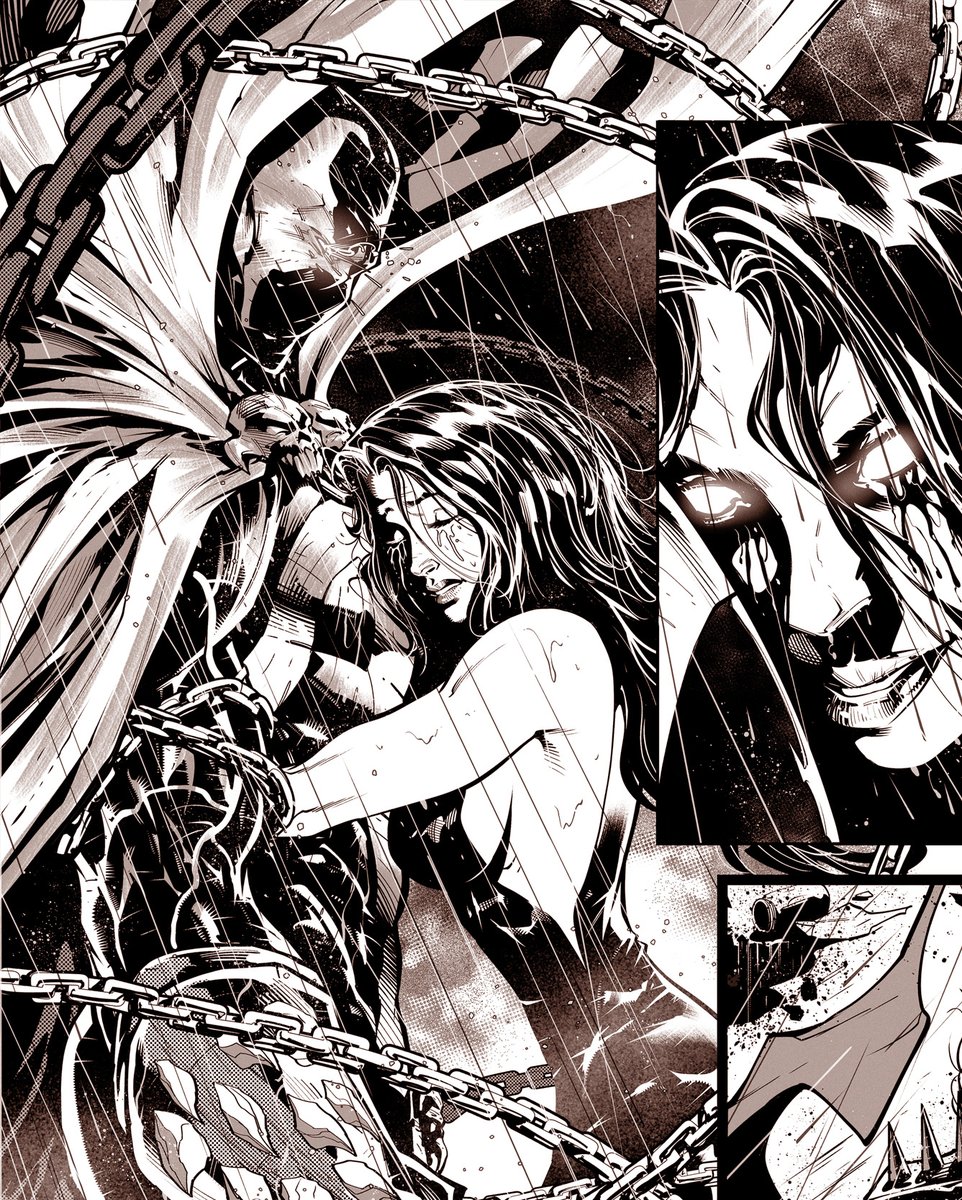 #spawn #toddmacfarlane #hellspawn #comics #comicbooks #imagecomics #page #pinup #comicart #samplepage #violator #clown