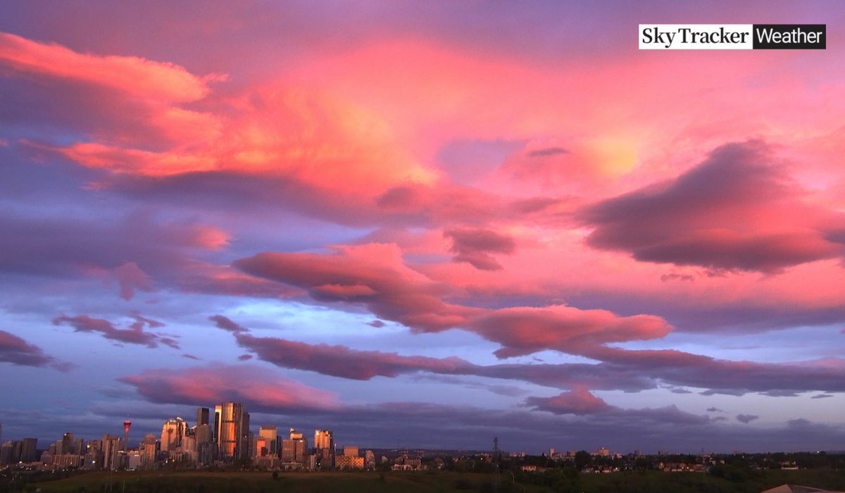 Calgary set a new heat record yesterday! We’ll do 26 degrees as the clouds roll across Alberta for day 6 of the <a href="/calgarystampede/">Calgary Stampede</a> #yycweather #sunrise <a href="/GlobalCalgary/">Global Calgary</a>
