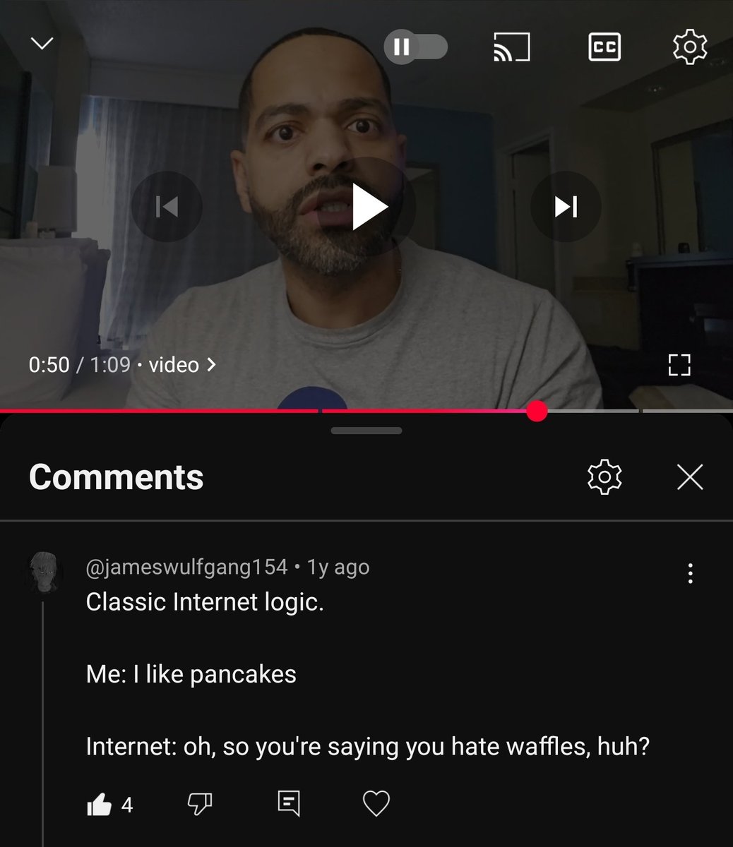 Lmao he thought he ate!! Lol