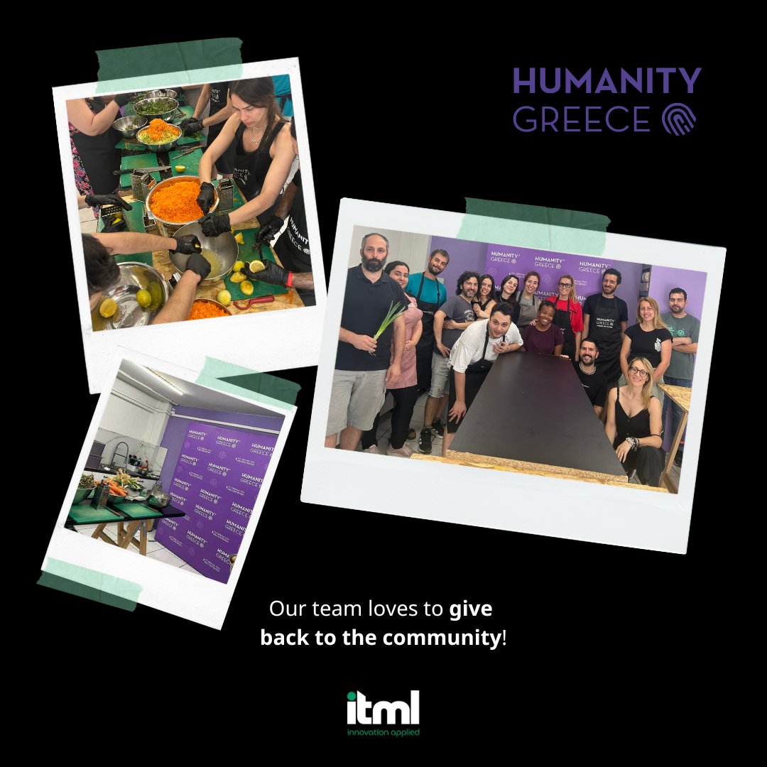 ITML (@itmlgr) on Twitter photo It’s always nice to take a break from work, especially when it’s about giving back to the community.
For once more, we had a great time cooking for our co-citizens, supporting <a href="/HumanityGreece/">Humanity Greece</a> ‘s A kitchen for good.
We are definitely returning back to spread smiles again!
#CSR It’s always nice to take a break from work, especially when it’s about giving back to the community.
For once more, we had a great time cooking for our co-citizens, supporting <a href="/HumanityGreece/">Humanity Greece</a> ‘s A kitchen for good.
We are definitely returning back to spread smiles again!
#CSR