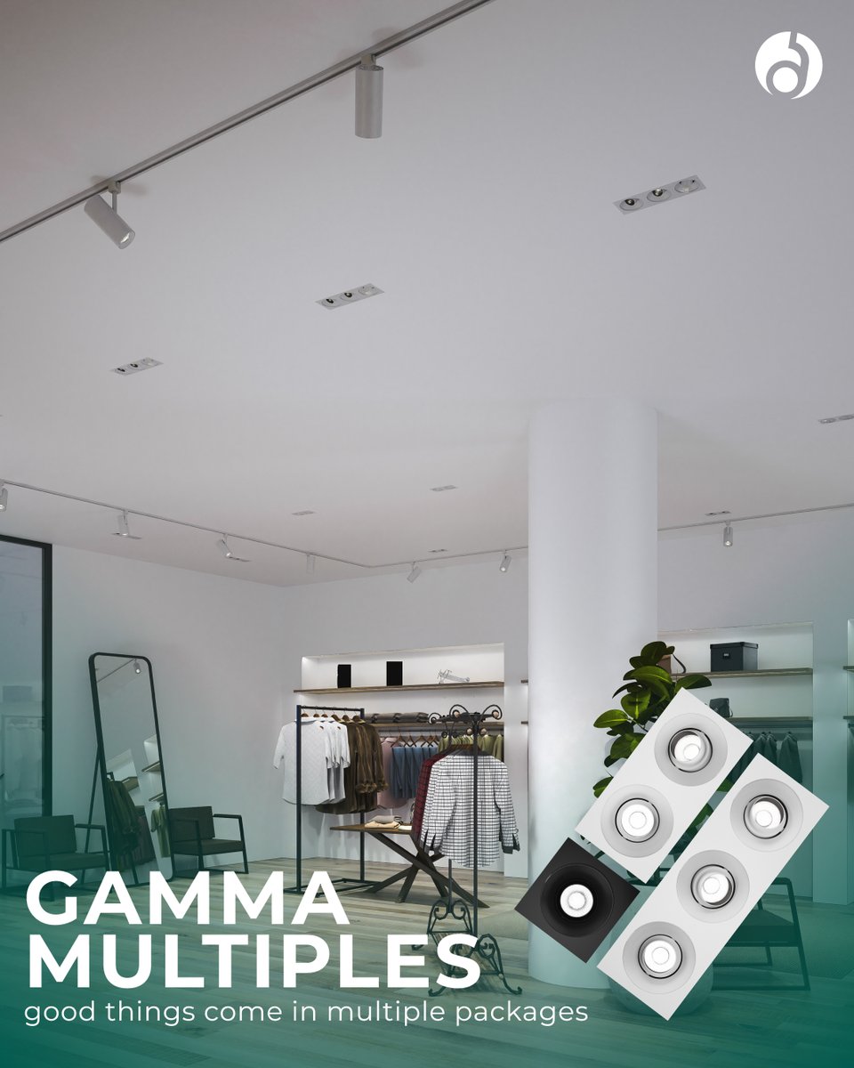 We're proud to introduce GAMMA Multiples to the Alphabet Lighting lineup. Good things come in multiple packages.
-30° tilt and 355° rotation
-14° - 60° optical beam control
-Comes in 1, 2, or 3 configurations