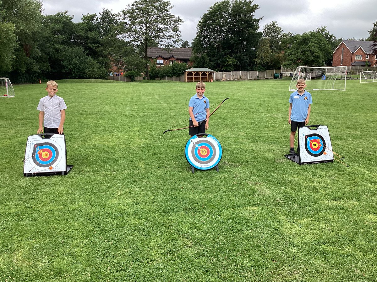 Our Y6 archery champions from curriculum day. Well done! Many thanks to our wonderful PTA for purchasing the archery equipment for school. #aspullchurchpta