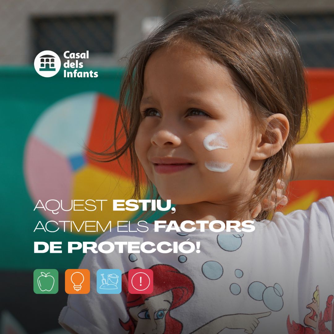 ☀️ Quan l'escola tanca, el risc augmenta. Per això, aquest #estiu al Casal activem els factors de protecció: 

🏖️ Activitats, sortides i colònies!
🍏 Accés a aliments nutritius
📚 Reforç d'aprenentatges
⚠️ Seguiment amb les famílies

🔗 Fes-ho possible 👉 casaldelsinfants.org/donatius-estiu/