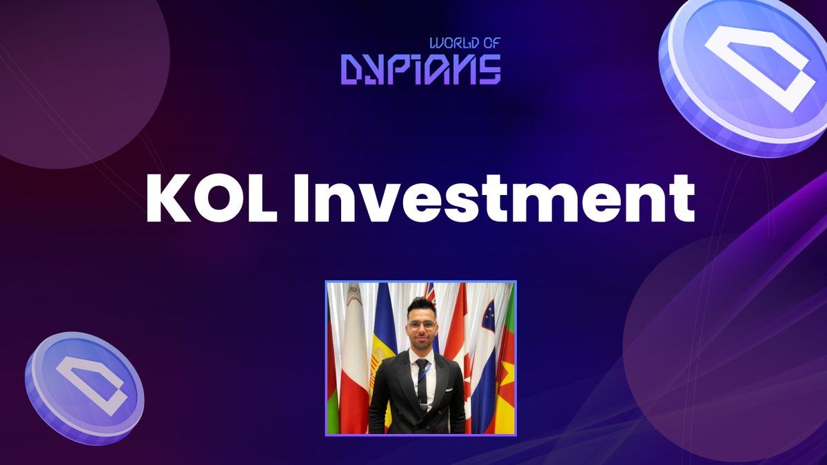 World of Dypians (@worldofdypians) on Twitter photo 🚀 We’re excited to announce a new six-figure KOL investment round secured for World of Dypians!
With participation from multiple Tier 1 KOLs, including support led by <a href="/navidshokriyan/">Navid Shokriyan</a>, this strategic backing strengthens our mission to grow the $WOD ecosystem and global 🚀 We’re excited to announce a new six-figure KOL investment round secured for World of Dypians!
With participation from multiple Tier 1 KOLs, including support led by <a href="/navidshokriyan/">Navid Shokriyan</a>, this strategic backing strengthens our mission to grow the $WOD ecosystem and global