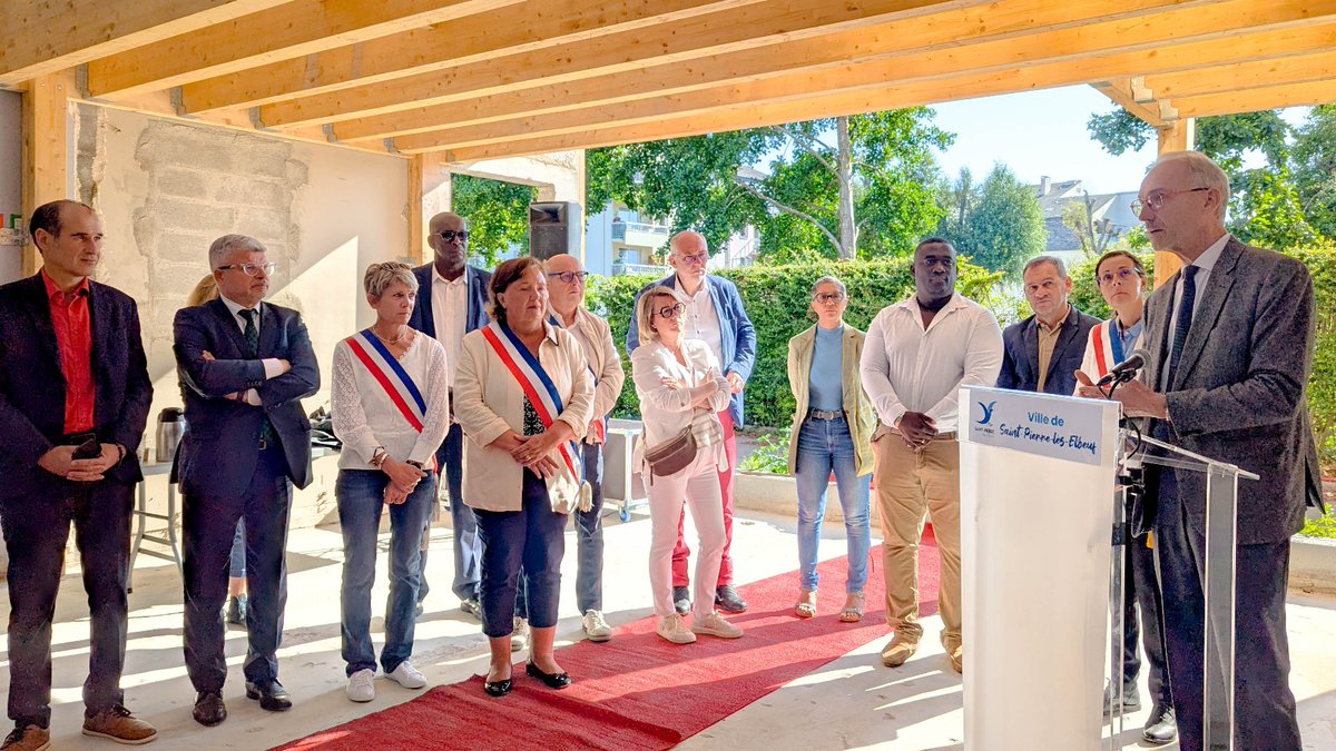 🌿 La Ville de Saint Pierre lès Elbeuf labellisée "Territoire engagé pour la Transition écologique" vient d'inaugurer la rénovation de son complexe sportif des Saulniers.

Grâce à une rénovation thermique et à la modernisation de ses installations, la commune prévoit de réaliser