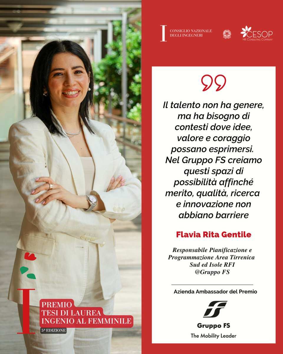 jobmeeting's tweet photo. 🦋 Il talento non ha genere: con il Premio Ingenio al Femminile, @fsitaliane sostiene l’innovazione inclusiva e il valore delle donne nell’ingegneria. 

Candidature aperte fino al 18 luglio: https://t.co/fzPn0LJG6l 

#ingenioalfemminile #STEM https://t.co/umXjrMmKGu