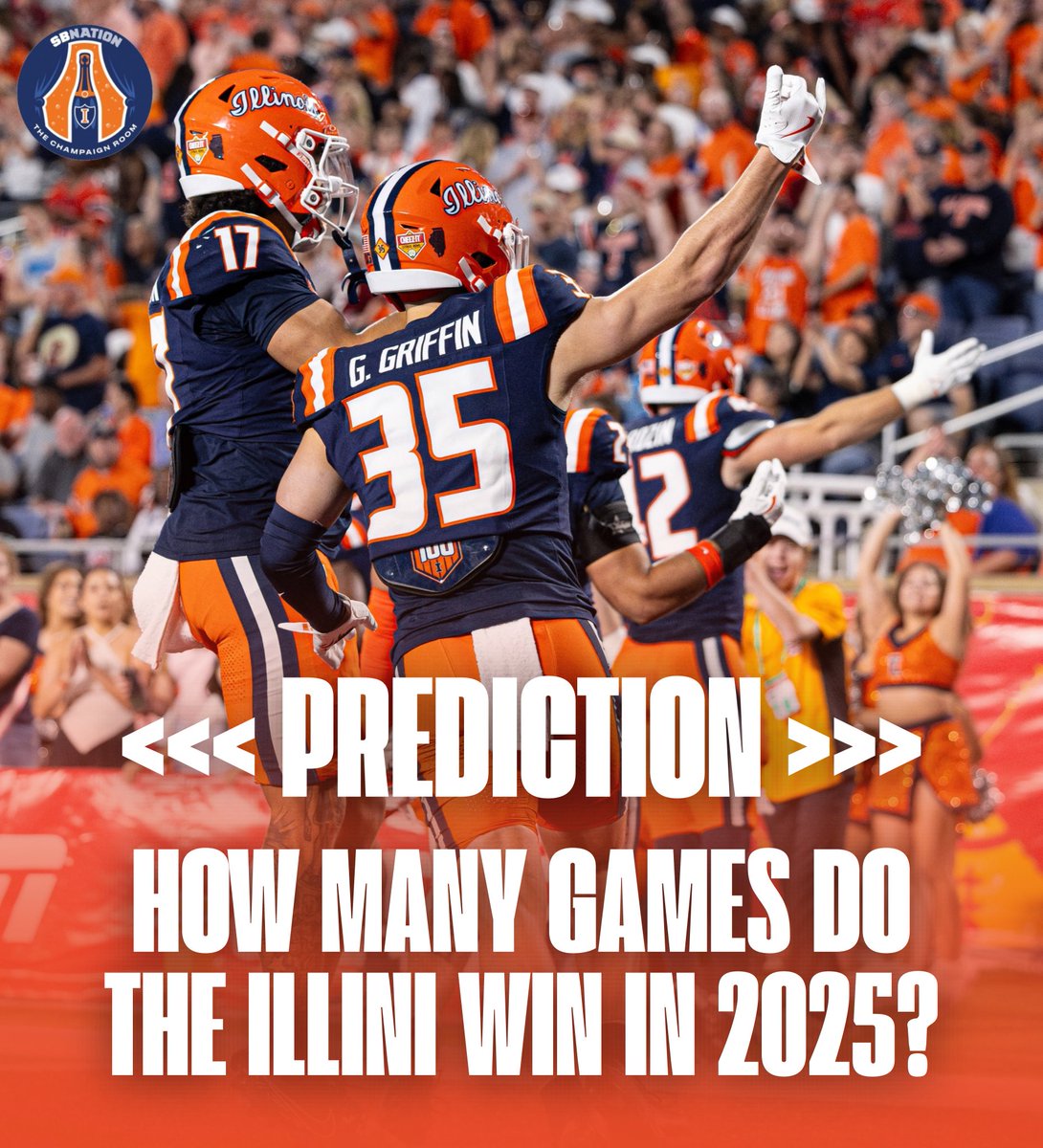 Champaign_Room's tweet image. Fresh off a 10-win season, can the Illini match that energy this season? Let’s hear your thoughts below!