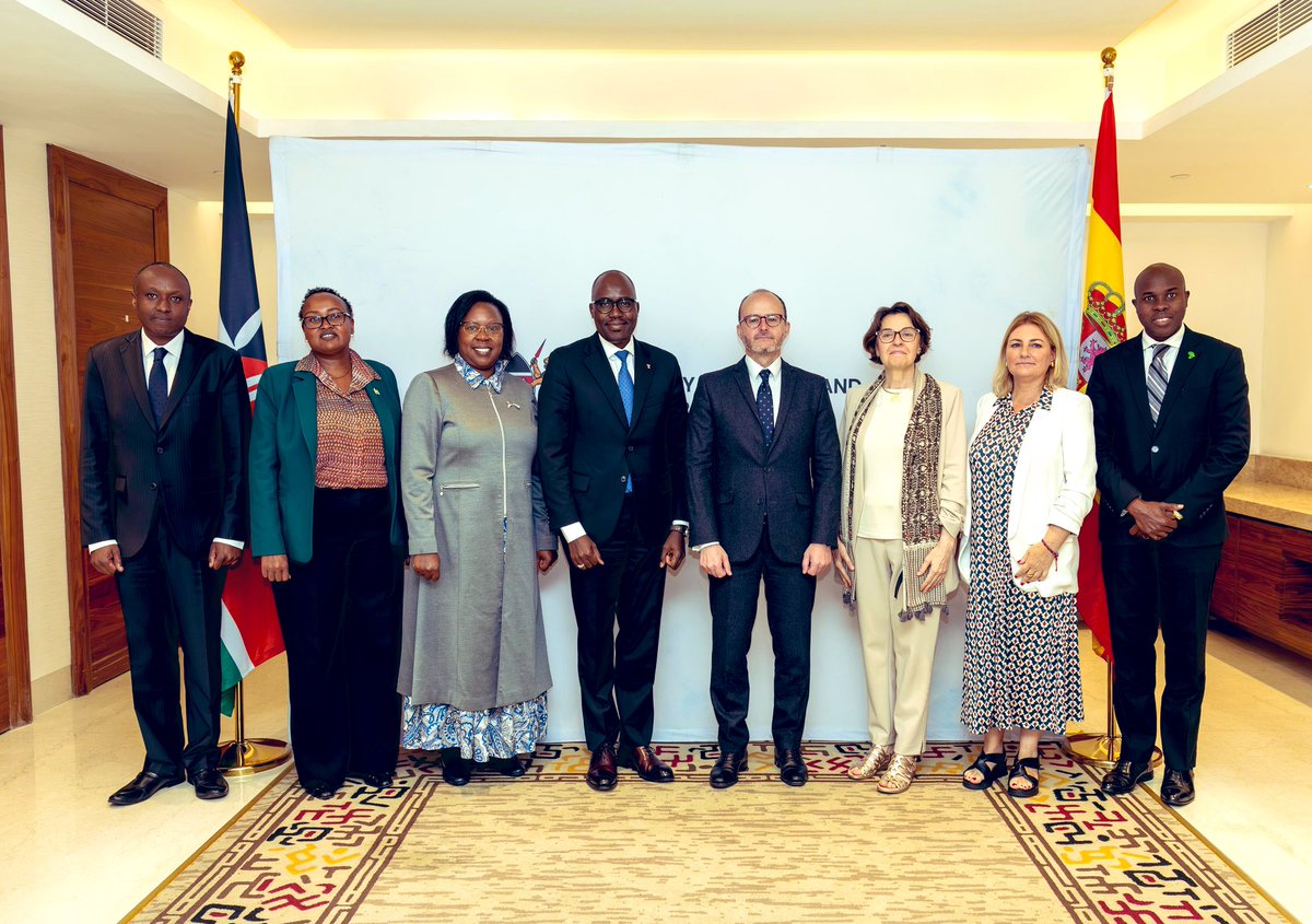 H.E. Diego Martinez Belio, Spanish Secretary of State for Foreign and Global Affairs, is in Kenya. I had the pleasure of hosting him and his delegation for the second round of Kenya 🇰🇪🤝🏾Spain🇪🇸 Political Consultations. Our engagement encompassed a wide range of issues at both