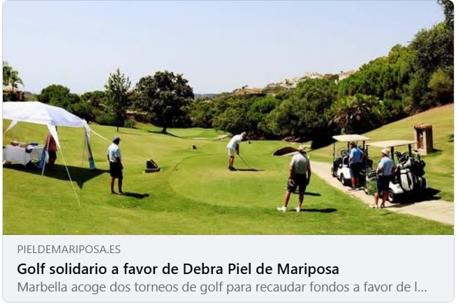 Leire de Luis (@leiredeluis) on Twitter photo #Marbella se vuelca con <a href="/pieldemariposa/">Piel de Mariposa</a>: #golf solidario para apoyar a las familias de la asociación DEBRA
areacostadelsol.com/marbella/marbe… #Marbella se vuelca con <a href="/pieldemariposa/">Piel de Mariposa</a>: #golf solidario para apoyar a las familias de la asociación DEBRA
areacostadelsol.com/marbella/marbe…