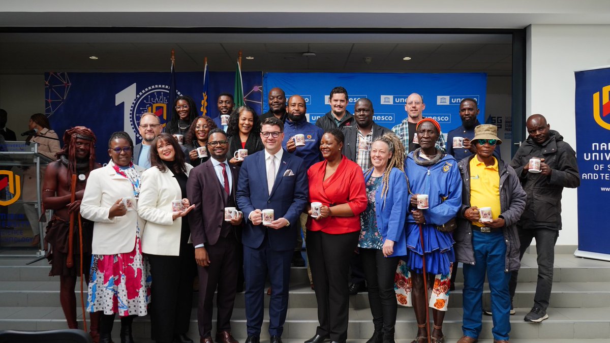 NUST_Namibia's tweet image. The launch of the NUST UNESCO Chair in Digital Technology Design with Indigenous People, Prof Heike Winshiers-Theophilus.
#UNESCOChair #DigitalHeritage #InclusiveTech #HCI #CoCreation #InnovationForAll