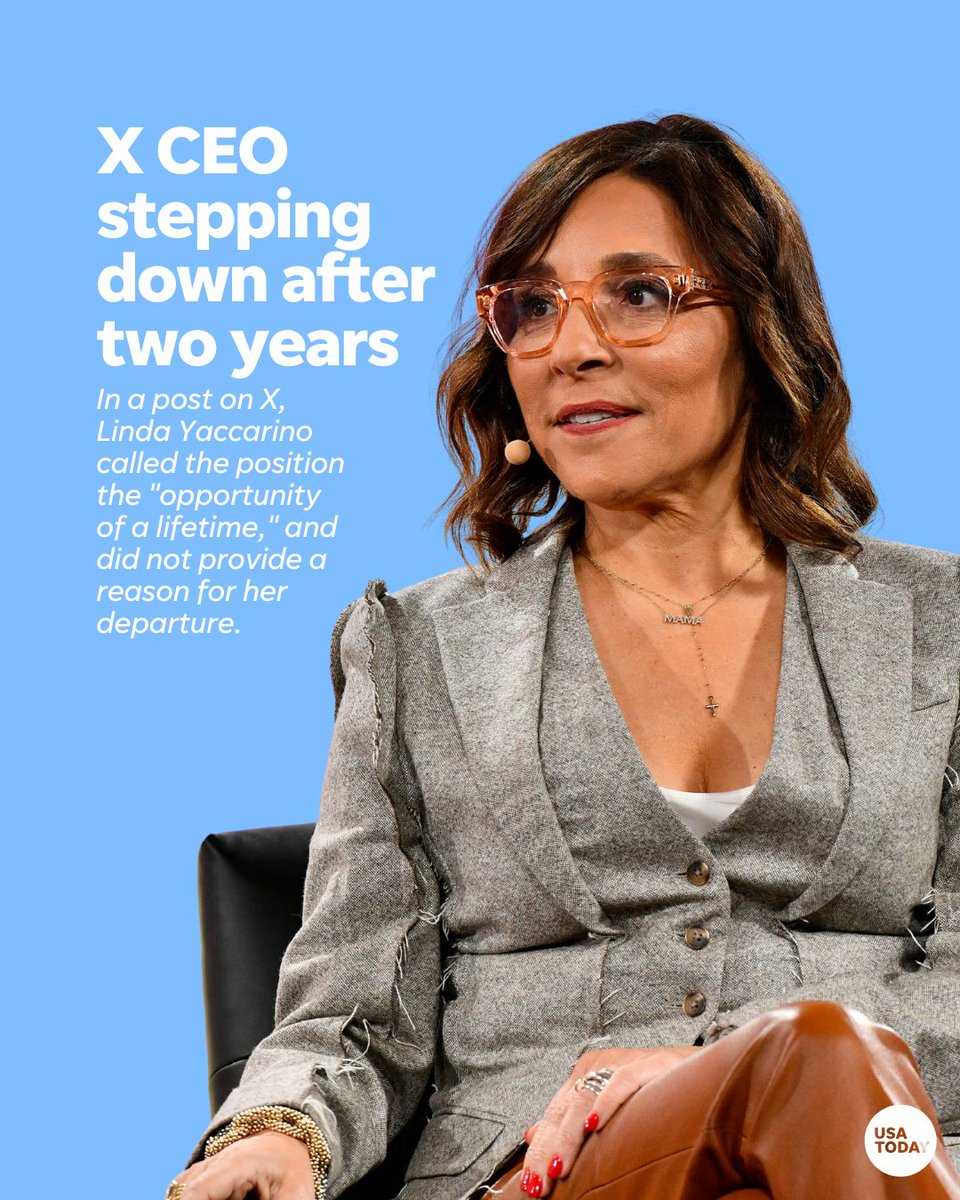 Bollywood_Base's tweet image. 🚨 X CEO Linda Yaccarino steps down after two years!

X CEO Linda Yaccarino resigns after 2 yrs, citing no specific reason amid controversy over Grok's antisemitic posts &amp;amp; Musk's feud with Trump. 

She joins xAI, praising X's turnaround. 

#XNews #LindaYaccarino