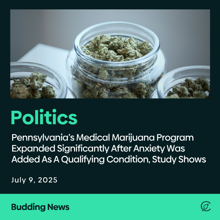 curaleafpa's tweet image. Pennsylvania’s Medical Marijuana Program Expanded Significantly After Anxiety Was Added As A Qualifying Condition, Study Shows

Read more: bit.ly/3IhltU1