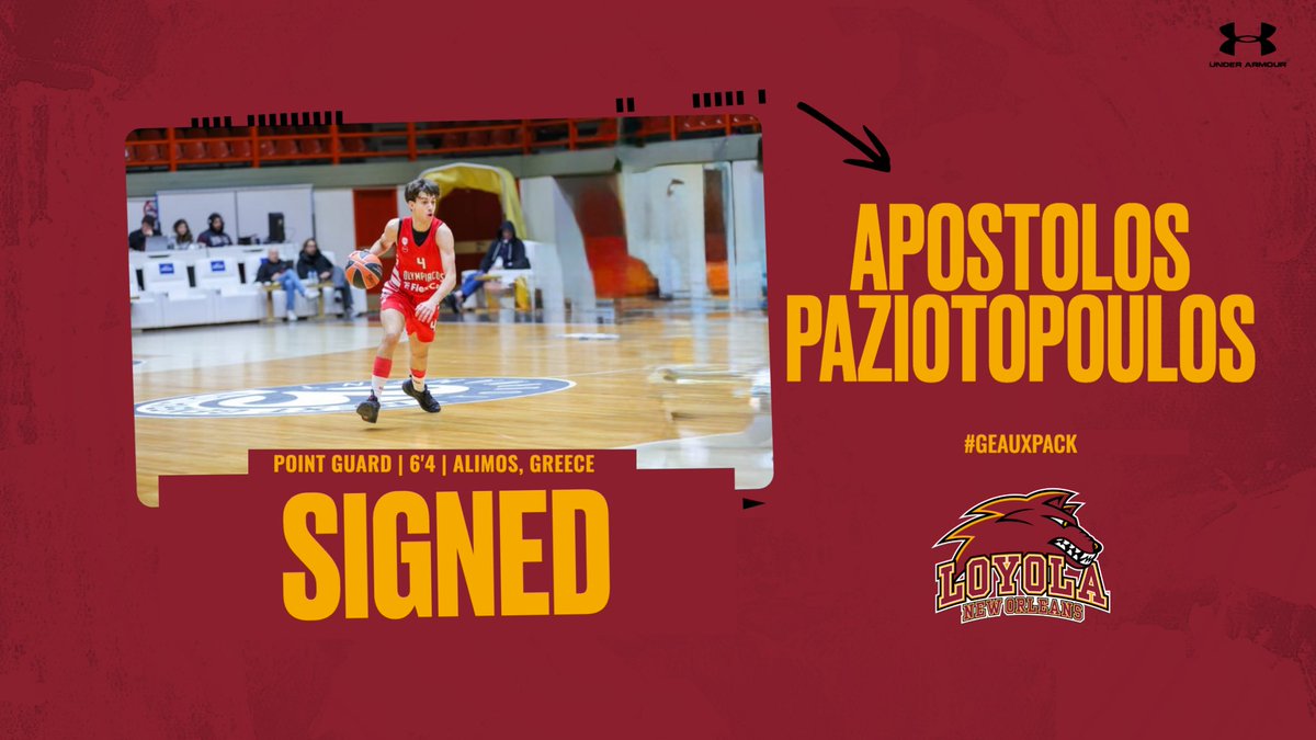 Welcome to the Pack, AP! ⁦<a href="/apostolospaz/">Apostolos Paziotopoulos</a>⁩ #Geauxpack 🐺🏀