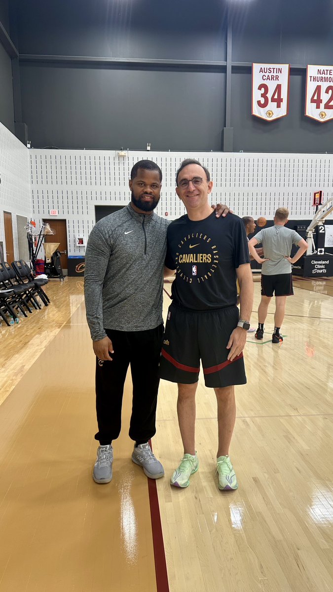Good Training Camp  with the Cavs in  Cleveland.
Thanks Coach Omar Cook, now it is time for the NBA Summer League in Vegas.