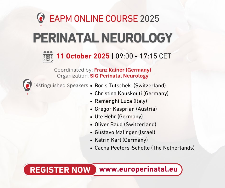 Led by distinguished experts in the field, this online course is tailored for #neonatologists, #obstetrics, and #geneticists.

Registration includes 3 months of on-demand access.

Register here : bit.ly/3OE8USJ