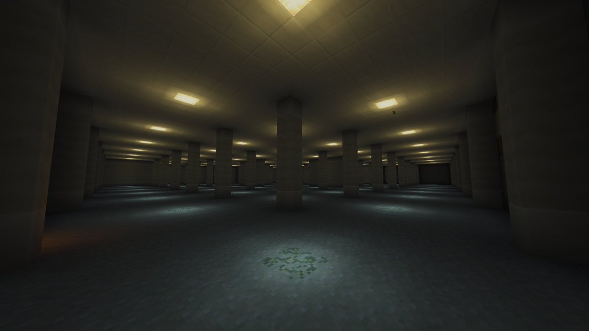devilmok91's tweet photo. Worked on something eerie and endless in Minecraft. Built live on stream, block by block. 🕯️🔲

Catch the next phase live on next Wednesday: https://t.co/JNCFKpl0Dn
#MinecraftBuild #LiminalSpaceVibes #BackroomsInMinecraft #TwitchStreamer #LiveBuild  #TwitchCreative https://t.co/oThzJcZz79