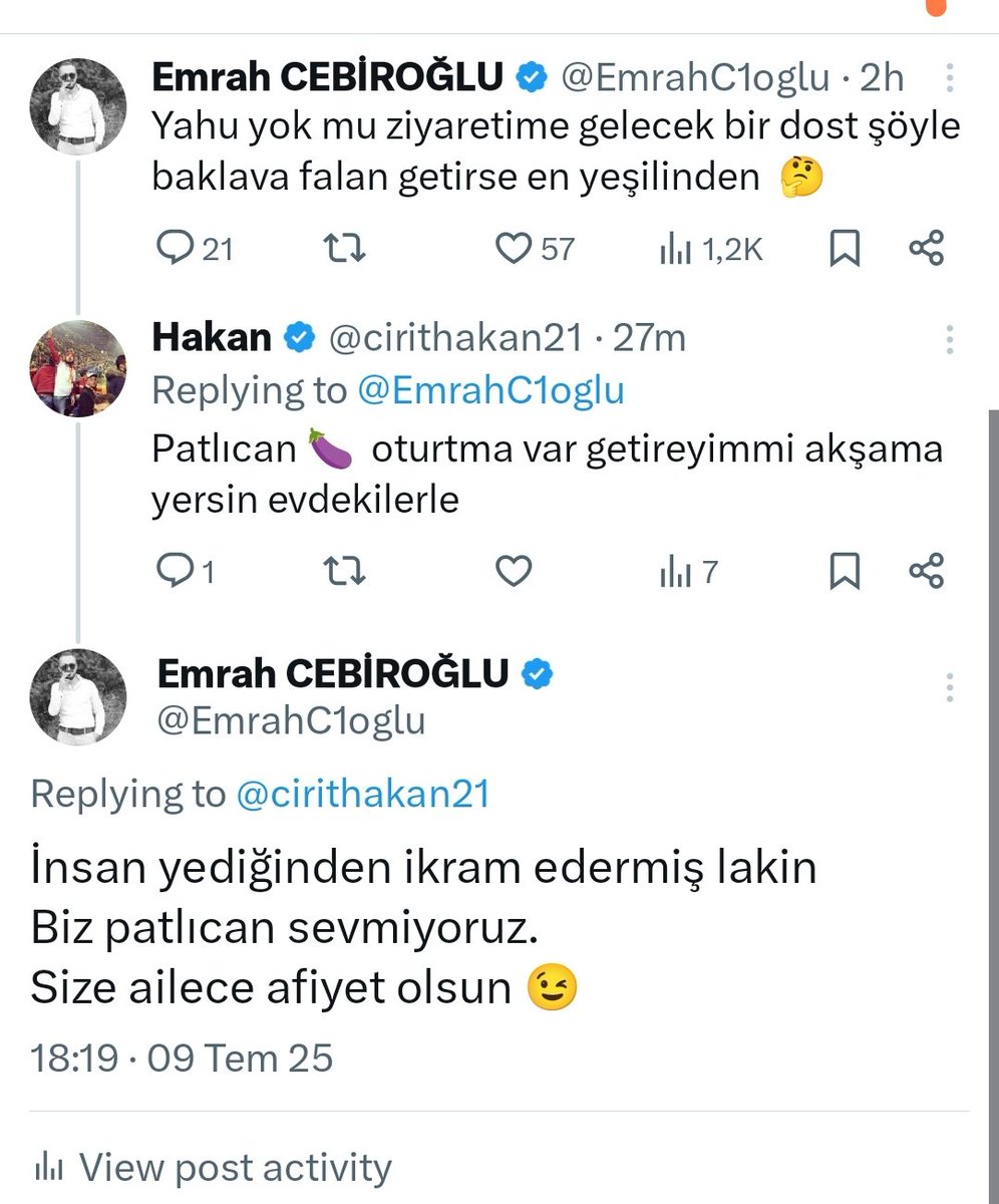 Yapay zeka erişim engeli yerken 
GEZİZEKALIlar patlıcan yiyormuş 🤣 
Bu derin bilgiyi saklayın lazım olur 😉