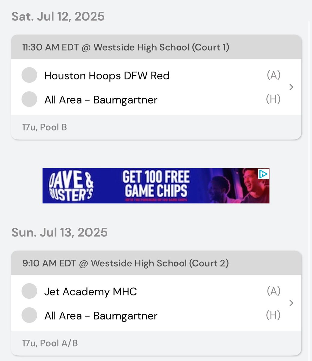 Brody Sutton (@brodysutton2026) on Twitter photo This weekend I’ll be at Augusta Live hosted by <a href="/madehoops/">MADE Hoops</a>. Check out my schedule below!
<a href="/KyleNeddenriep/">Kyle Neddenriep</a>
<a href="/BRamseyKSR/">Brandon Ramsey</a>
<a href="/kylerstaley/">Kyler Staley</a>
<a href="/UndiscoverHoops/">Undiscovered Recruits</a>
<a href="/echarleslobo/">Emmanuel Charles-Lobo</a>
<a href="/KevinMoses38/">Kevin Moses LLC</a>
<a href="/HCEaglesMBB/">Heritage Christian School Men’s Basketball</a>
<a href="/ZT17Hoops/">Zak Tyler</a>
<a href="/CourtsideIND/">Courtside Indiana</a>
<a href="/CoachGranger_/">Tre’ Granger</a>
<a href="/AllAreaBB/">All Area Basketball</a> This weekend I’ll be at Augusta Live hosted by <a href="/madehoops/">MADE Hoops</a>. Check out my schedule below!
<a href="/KyleNeddenriep/">Kyle Neddenriep</a>
<a href="/BRamseyKSR/">Brandon Ramsey</a>
<a href="/kylerstaley/">Kyler Staley</a>
<a href="/UndiscoverHoops/">Undiscovered Recruits</a>
<a href="/echarleslobo/">Emmanuel Charles-Lobo</a>
<a href="/KevinMoses38/">Kevin Moses LLC</a>
<a href="/HCEaglesMBB/">Heritage Christian School Men’s Basketball</a>
<a href="/ZT17Hoops/">Zak Tyler</a>
<a href="/CourtsideIND/">Courtside Indiana</a>
<a href="/CoachGranger_/">Tre’ Granger</a>
<a href="/AllAreaBB/">All Area Basketball</a>