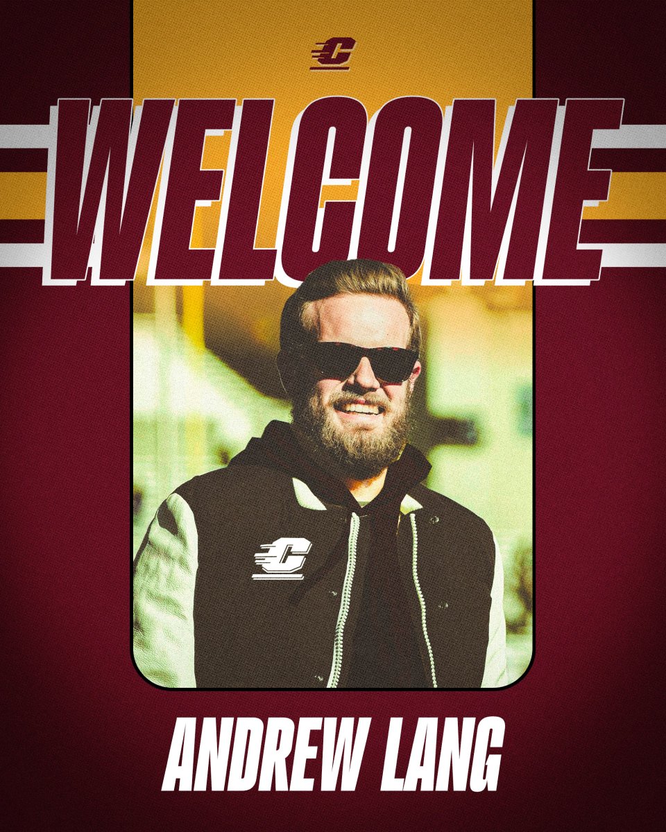 Central Michigan Football (@cmu_football) on Twitter photo Welcome home Andrew Lang, our new Equipment Manager for Central Michigan Football!
bit.ly/4lhFrMO Welcome home Andrew Lang, our new Equipment Manager for Central Michigan Football!
bit.ly/4lhFrMO