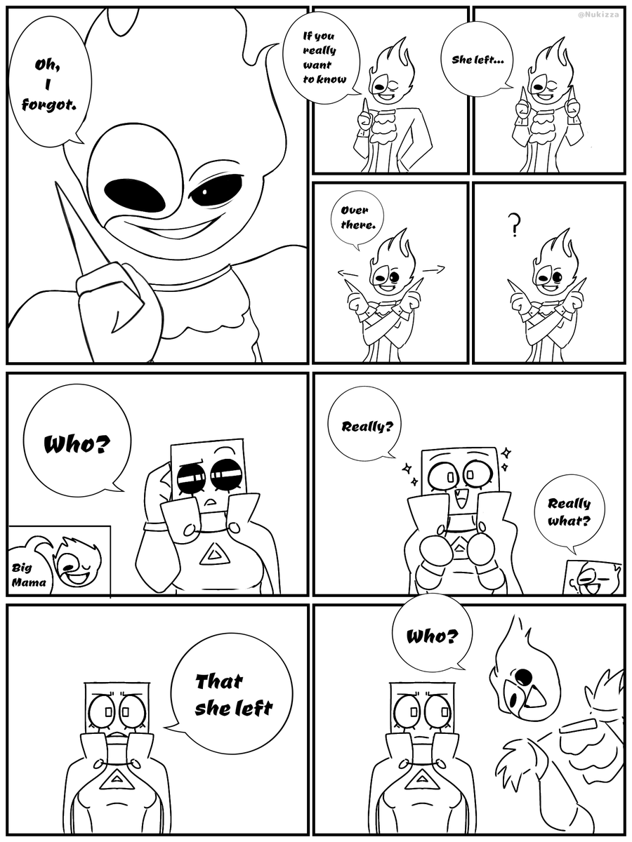 nukizza's tweet photo. Mini comic based on the Cheshire Cat scene from Alice in Wonderland (Disney).
#Jsab #JustShapesAndBeats
#ladansemacabre #macabre #cyan #cyanjsab #jsabcyab #macabrejsab #jsabmacabre #comic #webcomic
ENG/ESP https://t.co/WynA79zfri