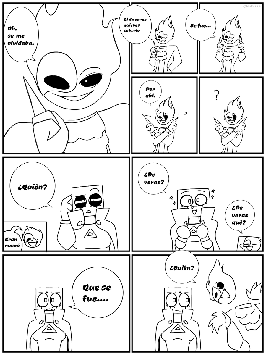 nukizza's tweet photo. Mini comic based on the Cheshire Cat scene from Alice in Wonderland (Disney).
#Jsab #JustShapesAndBeats
#ladansemacabre #macabre #cyan #cyanjsab #jsabcyab #macabrejsab #jsabmacabre #comic #webcomic
ENG/ESP https://t.co/WynA79zfri