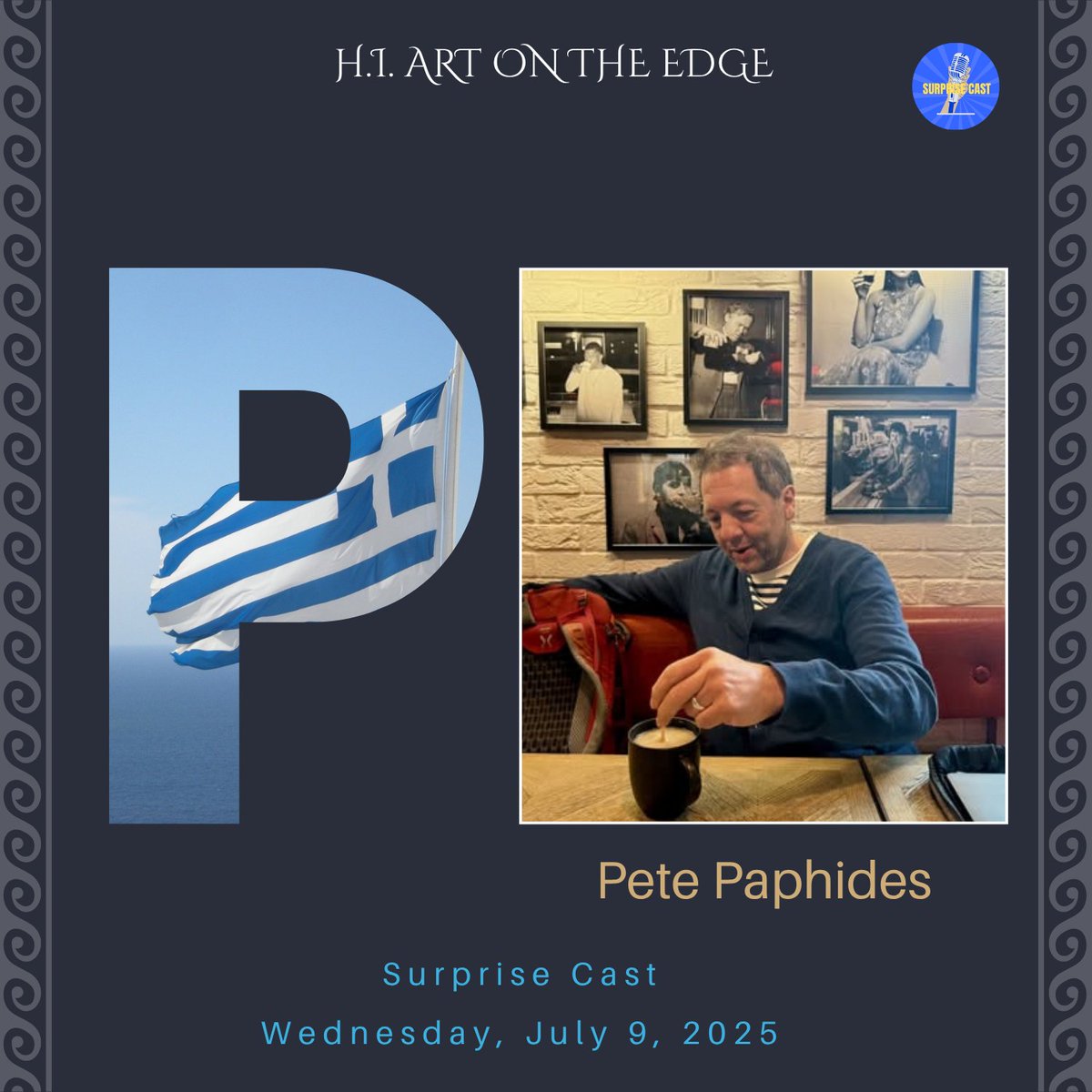 H.I. ART ON THE EDGE (@thehiart418) on Twitter photo IT'S OFFICIAL
SURPRISE CAST #181
Pete Paphides
Listen in to hear what this wonderful journalist has to say about life and music. So fun!
<a href="/petepaphides/">Pete Paphides</a> #journalist #Greece #timburgess #albumlisteningparties #musicfair #azteccamera
Link: podcasts.apple.com/us/podcast/sur… IT'S OFFICIAL
SURPRISE CAST #181
Pete Paphides
Listen in to hear what this wonderful journalist has to say about life and music. So fun!
<a href="/petepaphides/">Pete Paphides</a> #journalist #Greece #timburgess #albumlisteningparties #musicfair #azteccamera
Link: podcasts.apple.com/us/podcast/sur…