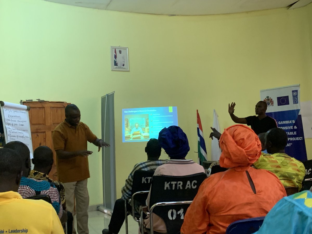 MoLRGGambia's tweet photo. #Update
As we wrap up in Kuntaur Area Council, participants shared key takeaways from the week.

Reflection:
“Our budget should align with the National Development Plan, and we must be mindful of allocated funds.”

#GREATProject #LocalGovernance https://t.co/CUzZCMlyv4