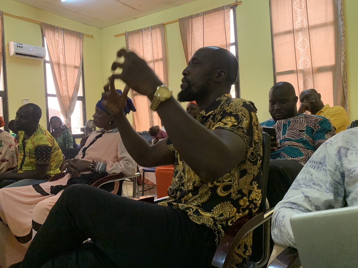 MoLRGGambia's tweet photo. #Update
As we wrap up in Kuntaur Area Council, participants shared key takeaways from the week.

Reflection:
“Our budget should align with the National Development Plan, and we must be mindful of allocated funds.”

#GREATProject #LocalGovernance https://t.co/CUzZCMlyv4