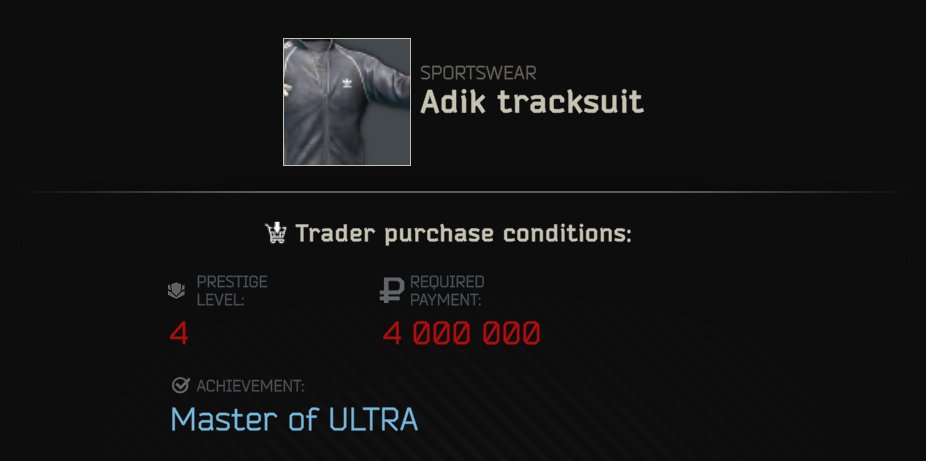 ???????????? gotta be a bug right, all the other clothes for purchase from ragman say fourth prestige as well.